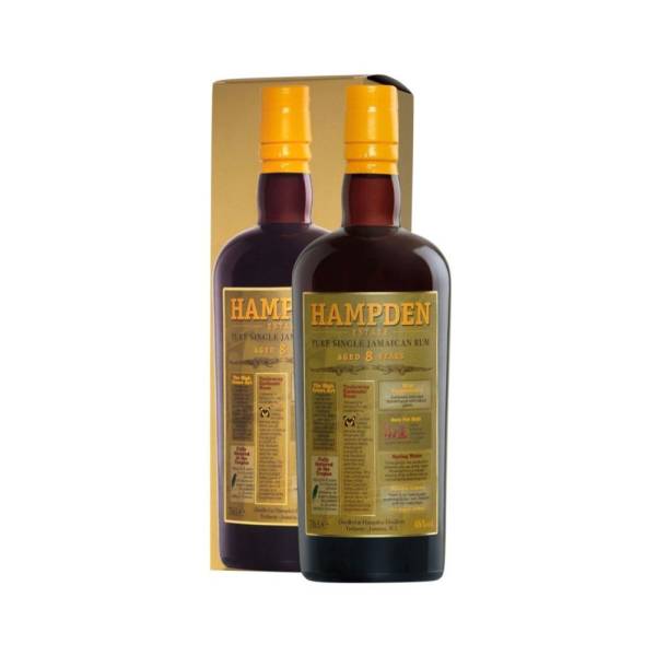 Rum - Hampden Estate OWH 8 Years Old - (70cl - astuccio)